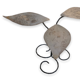 Brushed Metal Garden Table Leaf Patterns