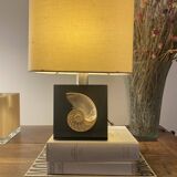 Lamp P. Giraudon, 1970, fabric cable 2M, lampshade