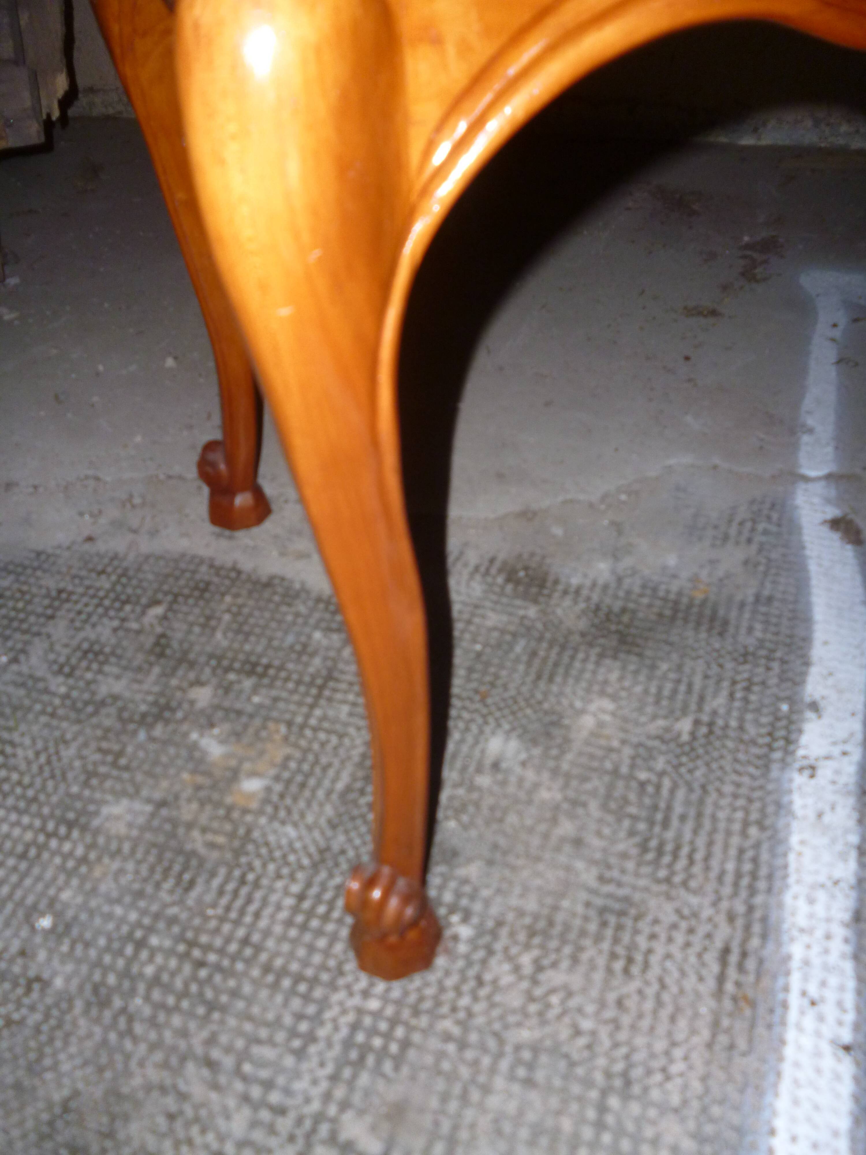 Louis XV style secretary in cherry wood