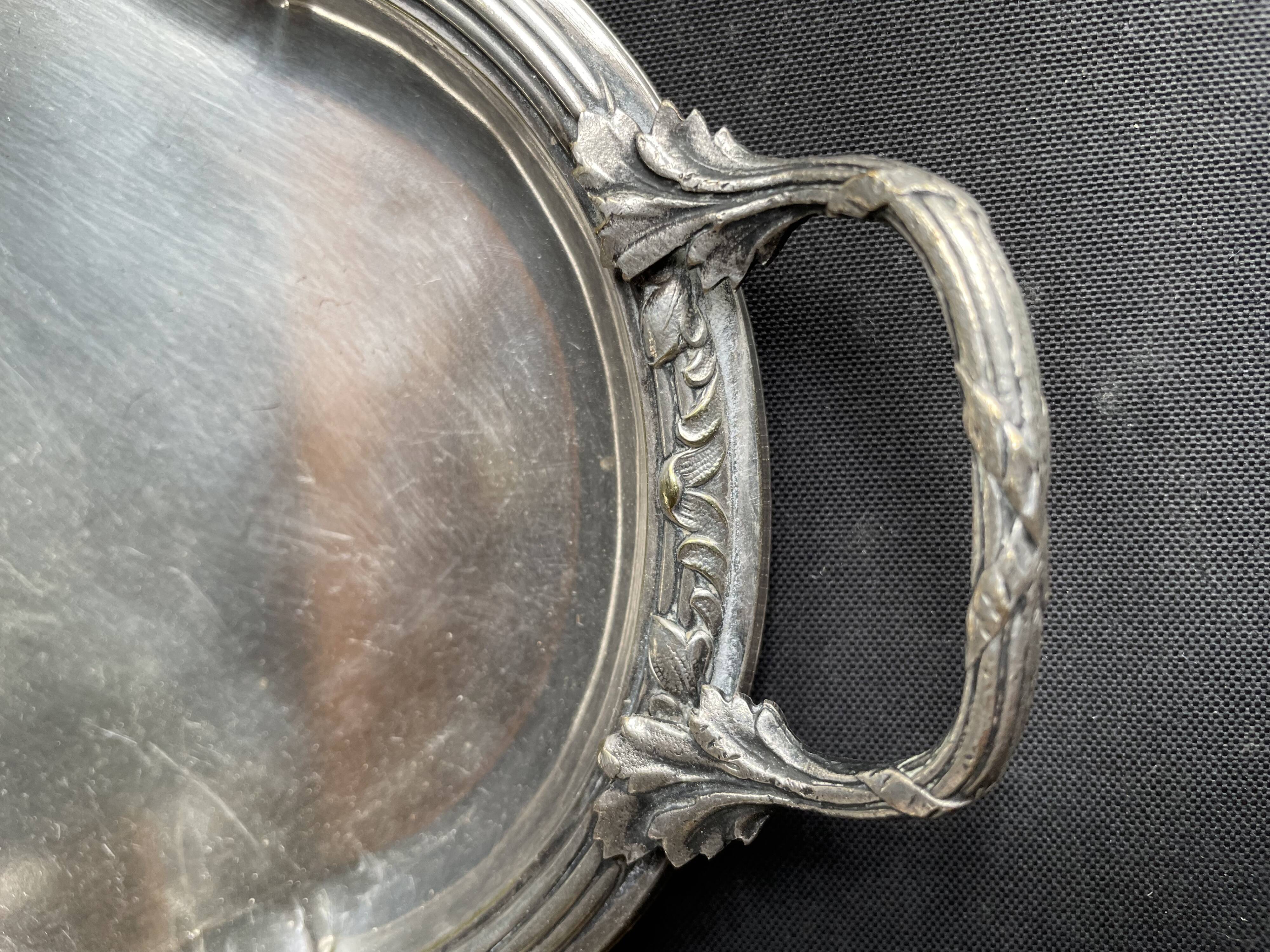 Liqueur service – Silver plated