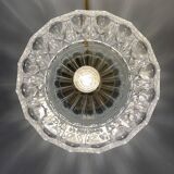 Vintage molded glass lampshade - tableware collection -