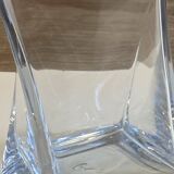 Twisted Square Glass Tealight Vase Decorative Art