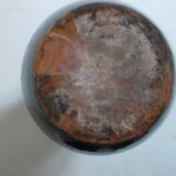 Pique flowers pottery savoyarde sign "F.Hertz" Annecy