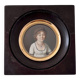 Miniature bust portrait of a woman, early 19th century