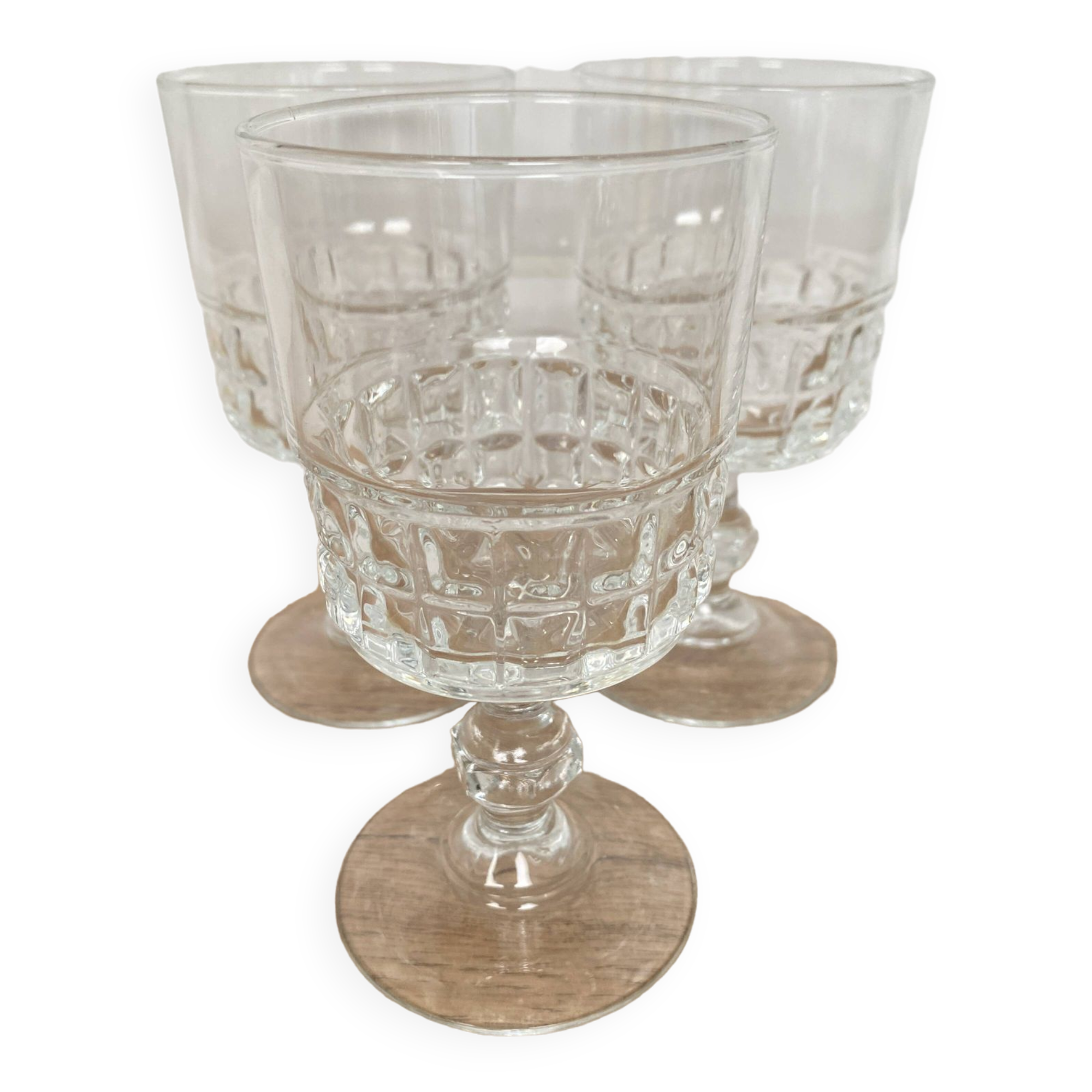 Set de 3 verres à vin rouge Luminarc Quadrille
