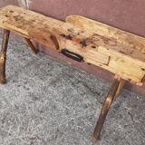 Folk art bench