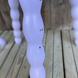Pair of purple twisted stools or tables