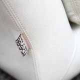 Ligne Roset white leather sofa