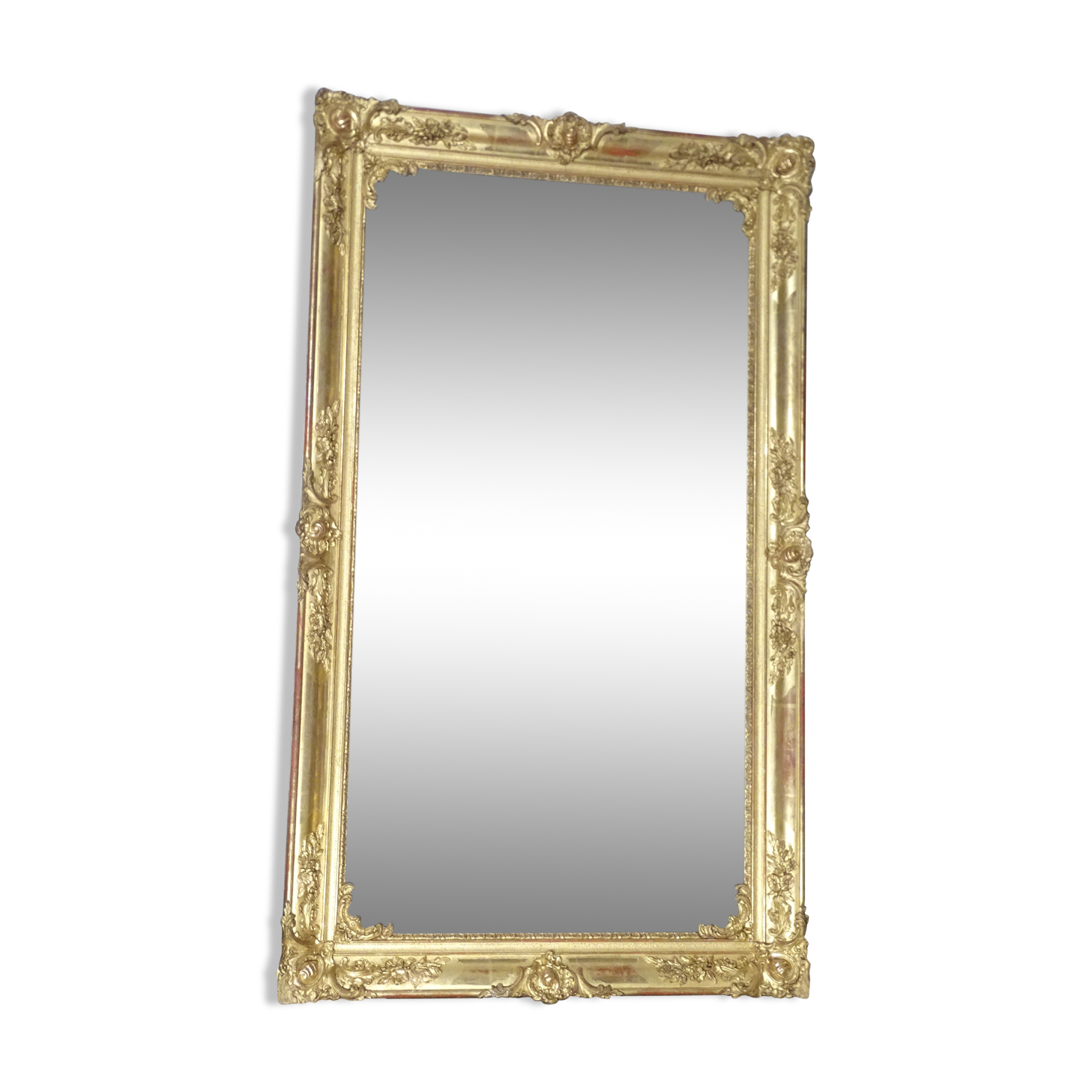 Mirror end XIXth century, 75x170cm