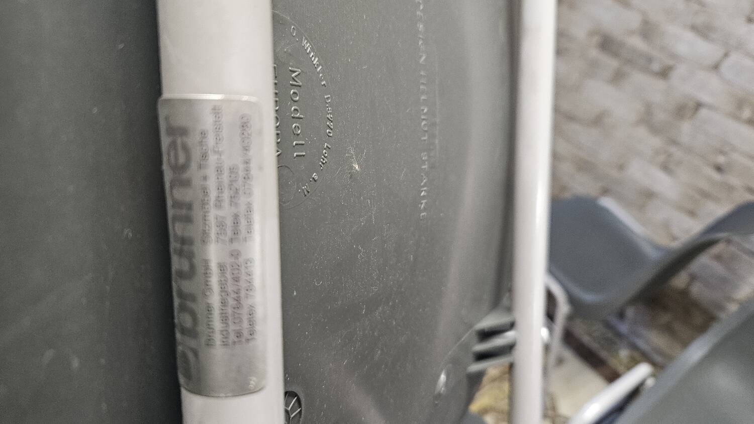 Lot of 10 Helmut Starke chairs from the 1970s