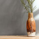 Vase glass paste by Legras