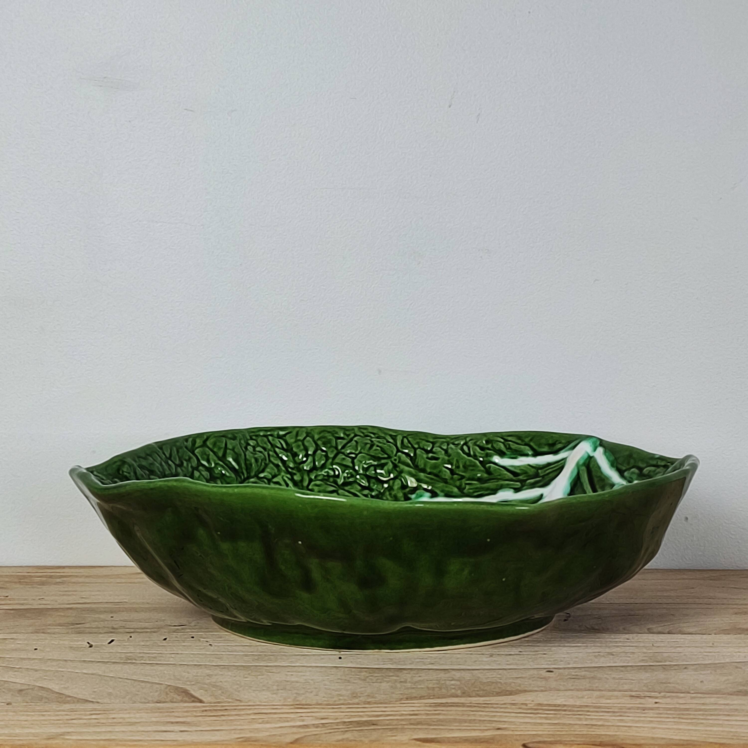Deep “cabbage leaf” dish