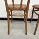Duo de chaises bistrot anciennes Thonet avec estampille