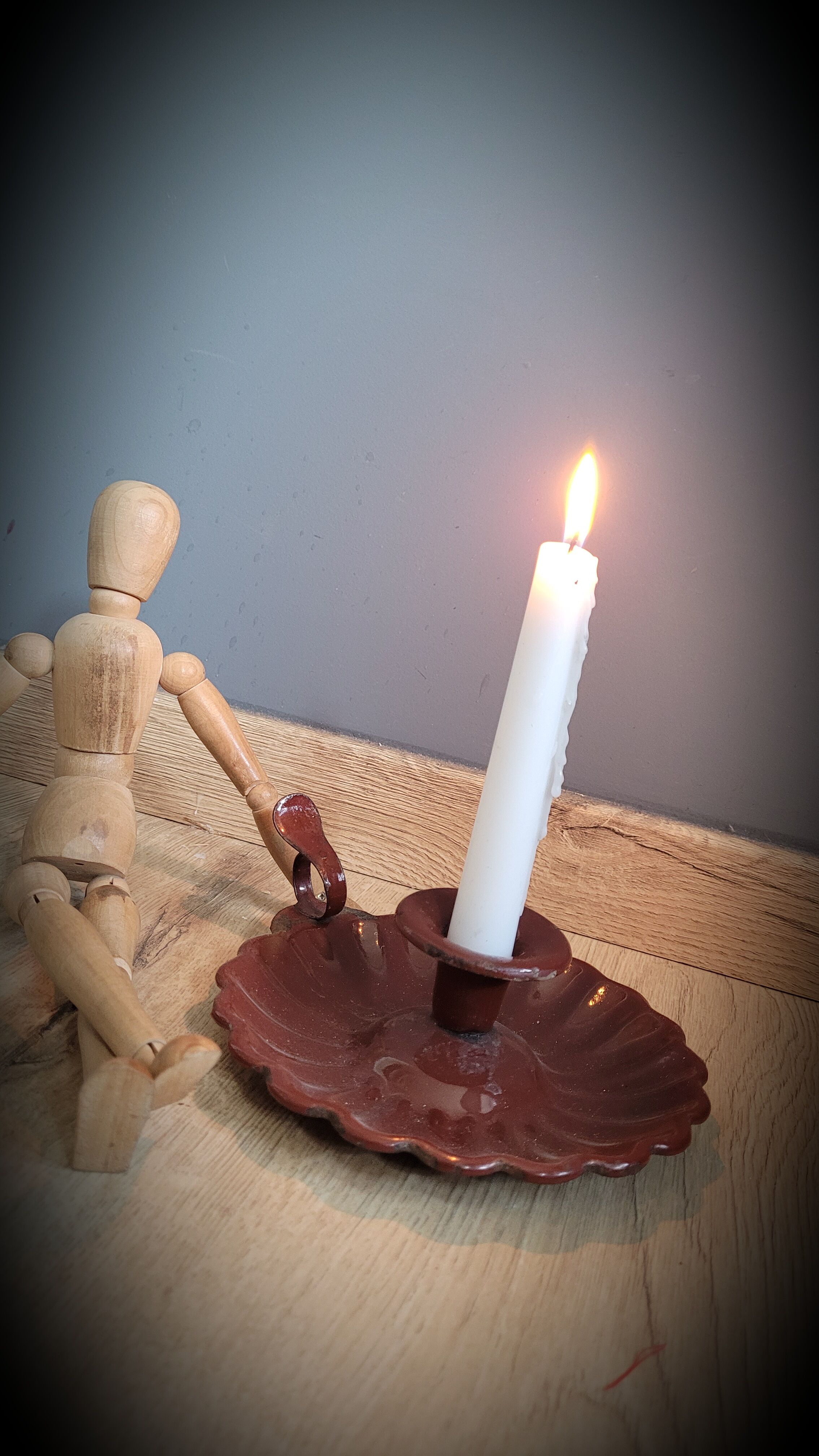 BHV MARAIS enamelled candle holder