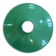 Green enameled sheet metal pendant light
