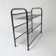 70s 80s vintage 1970s metal shoe rack designed by Niels Gammel