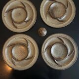 Jean Tessier stoneware tableware, Le Cep workshop