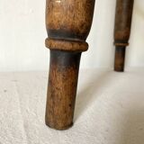 Straw and wood stool