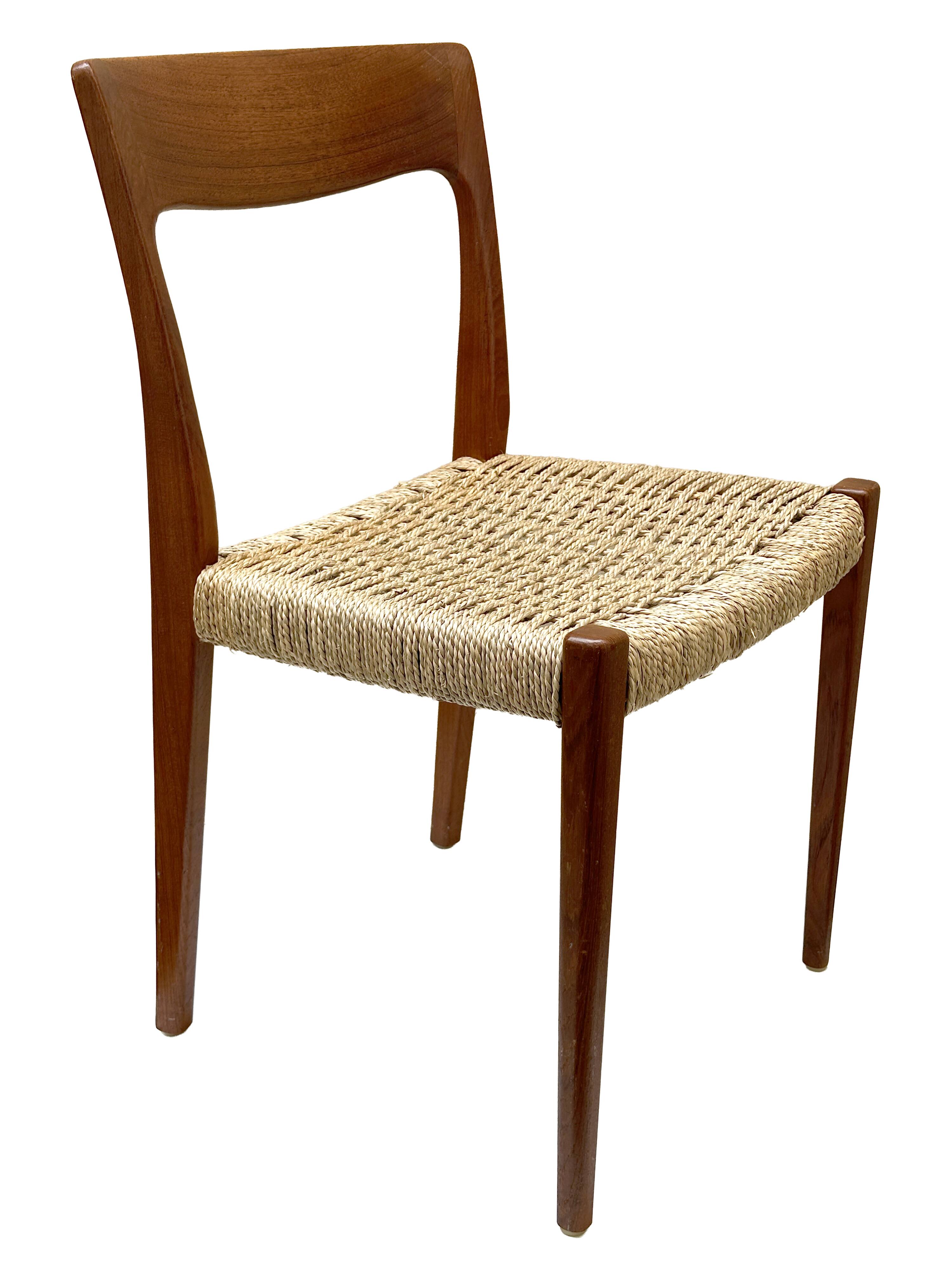 One Niels Moller Model 77 Chair 1960 Danish