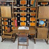 Vintage modular furniture 1970" library desk