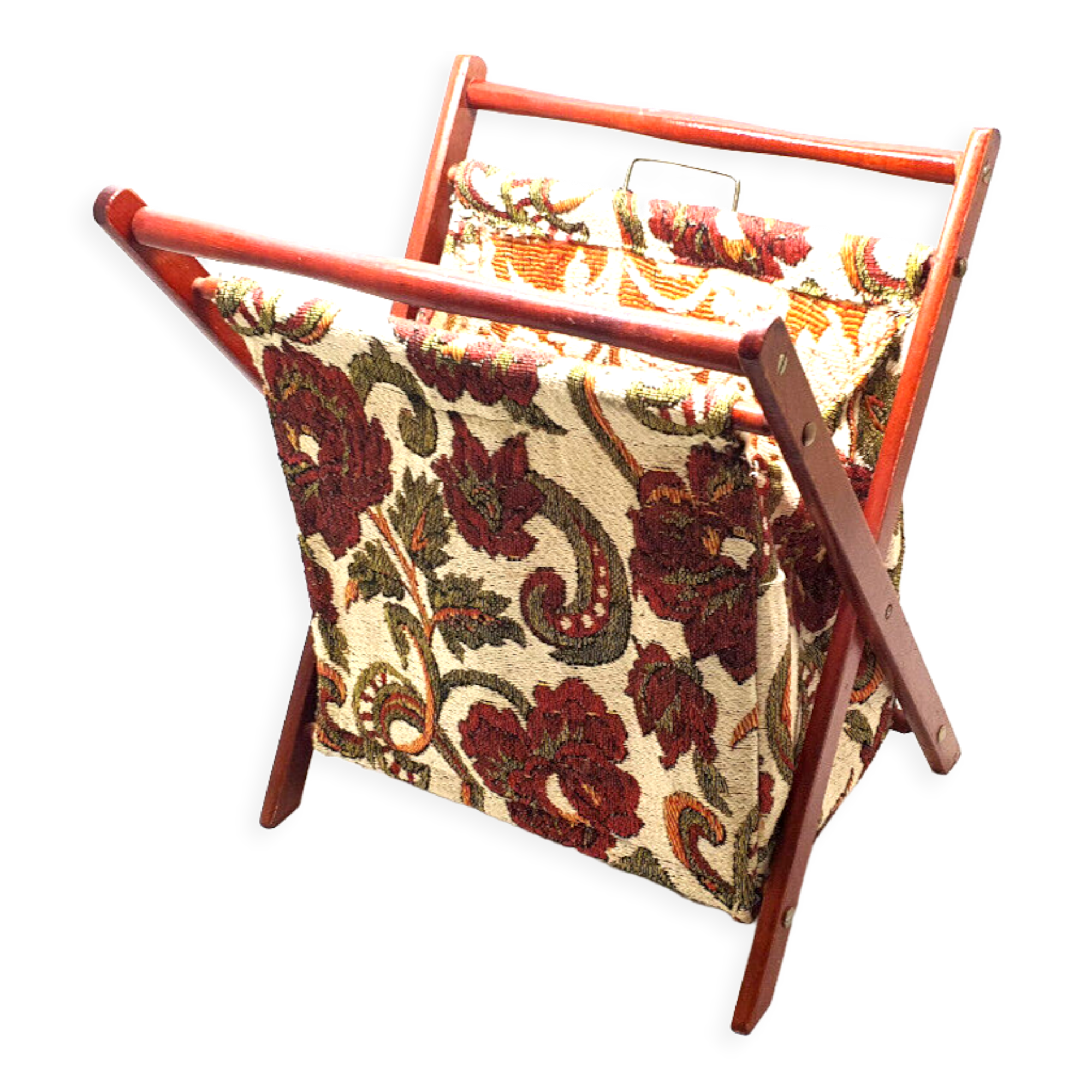 Old door review old thick fabrics and wood floral decoration