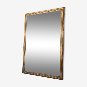 Miroir à la feuille du XIXème