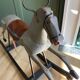 Vintage wooden rocking horse 1920