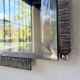 Art Deco silver-plated metal mirror 1930