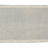 Hand tufted Blue Rug, Handmade, Abstract (titled MAN IN SHOWER C)