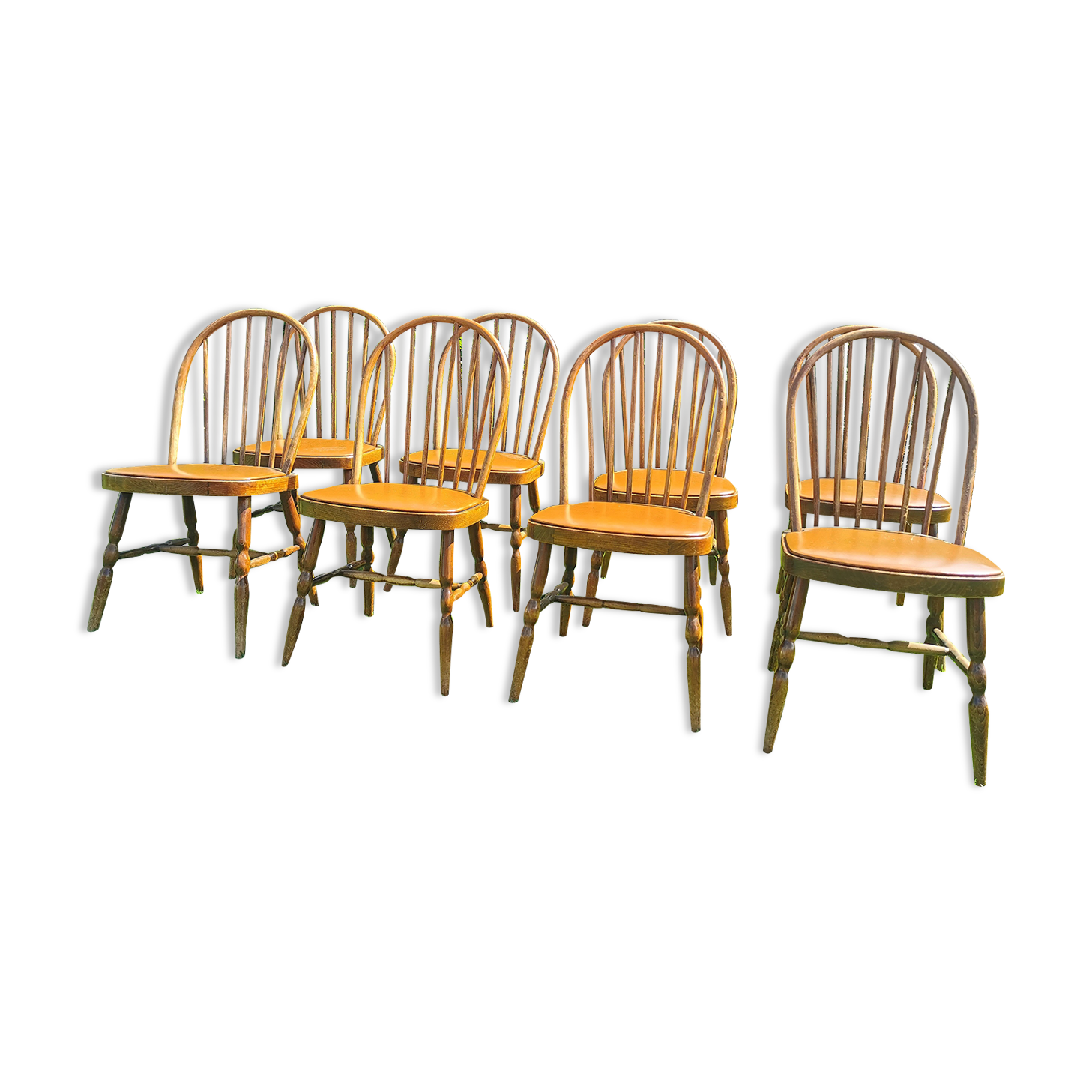 Set of 8 Baumann bistro chairs