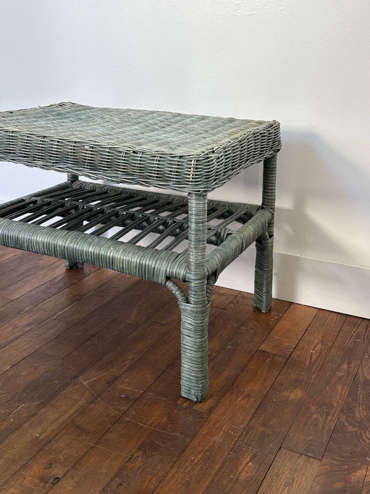 Rattan coffee table