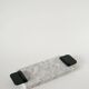 Small marble tray, grey and black, 1980.