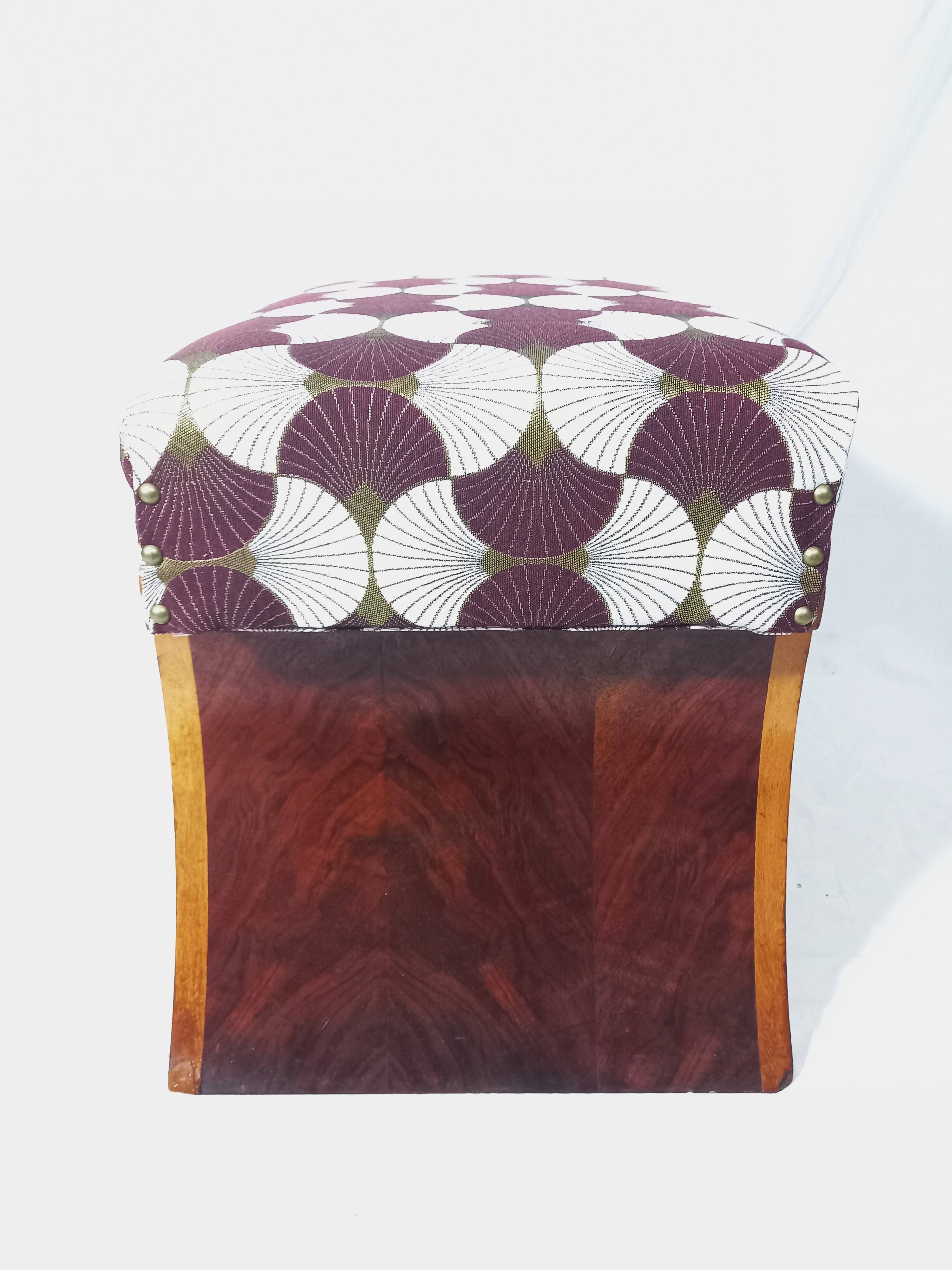 Art Deco Stool Bench
