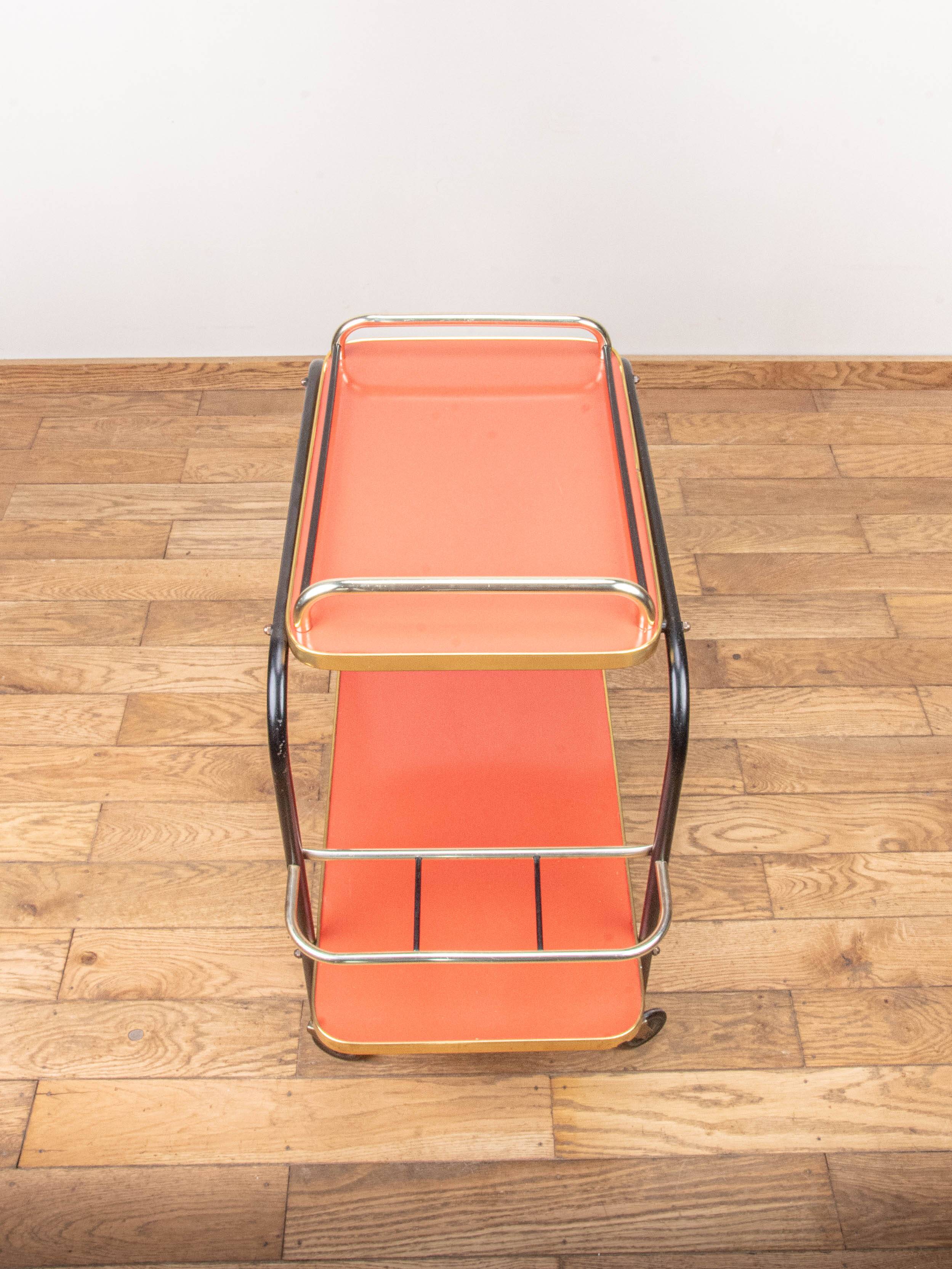 Formica serving trolley
