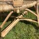 Rattan armchair duo