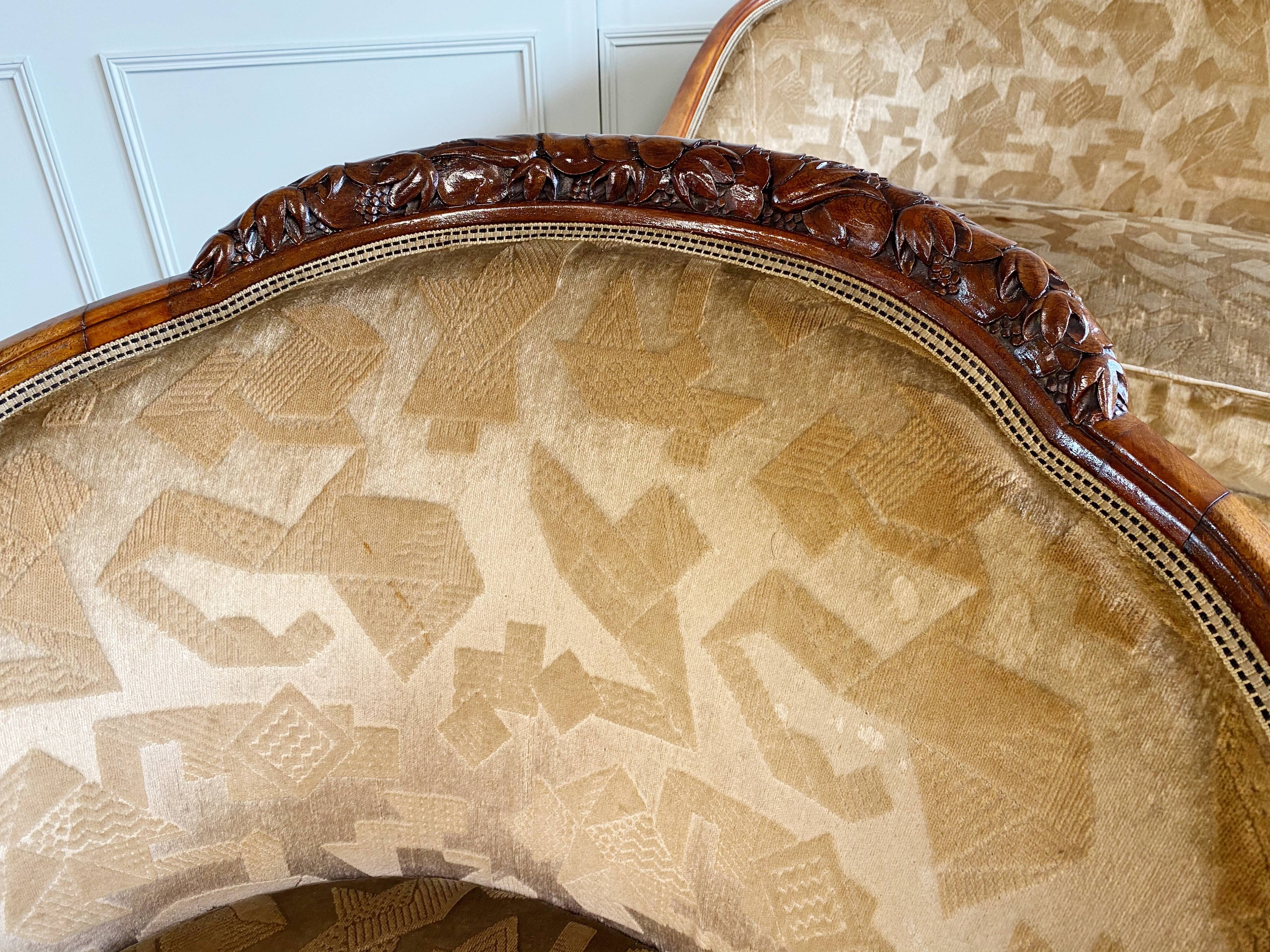 Art Deco lounge set by Paul Follot