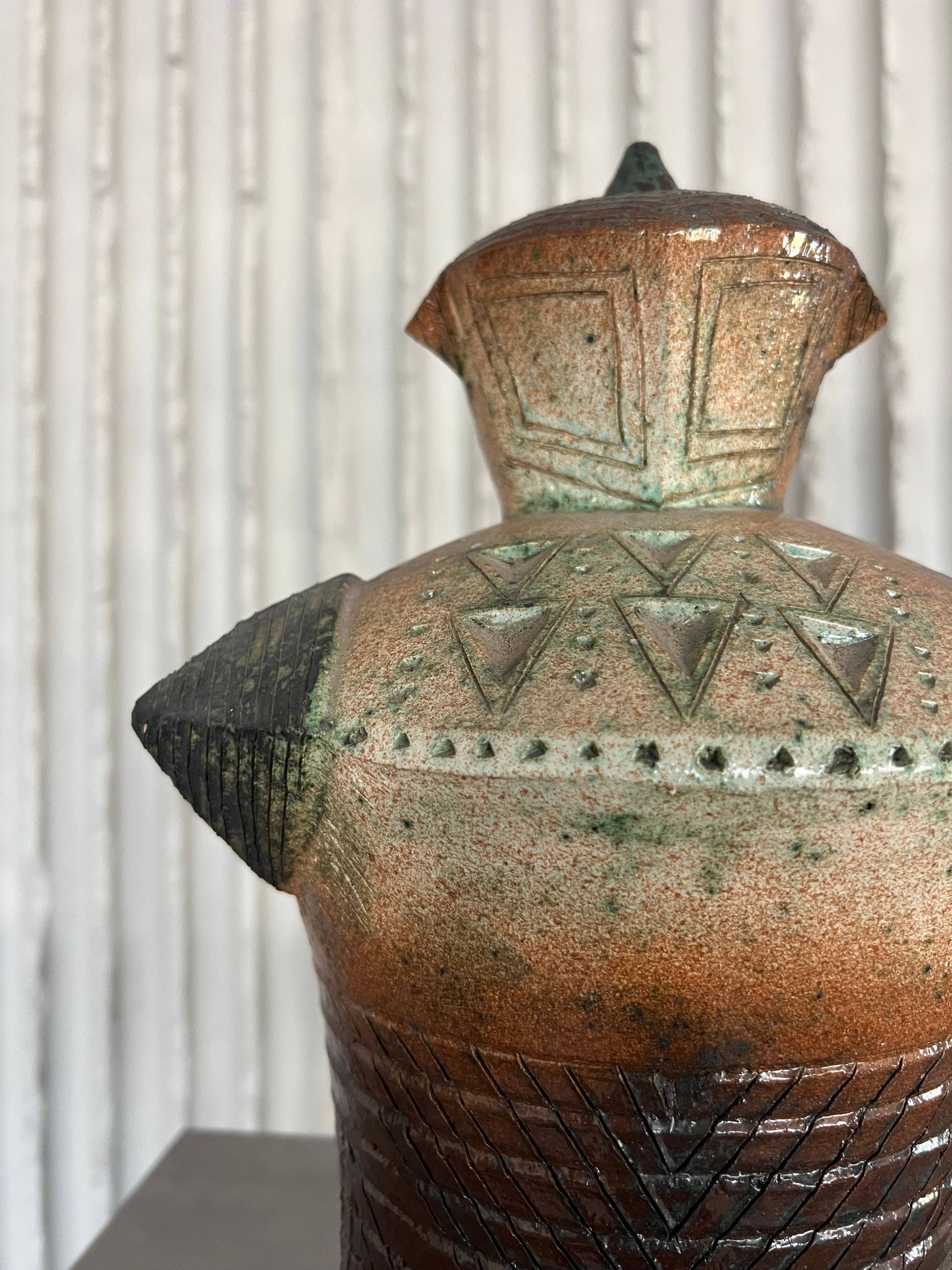 XXL (40-80cm) ceramic chess set by Maria Kenarova