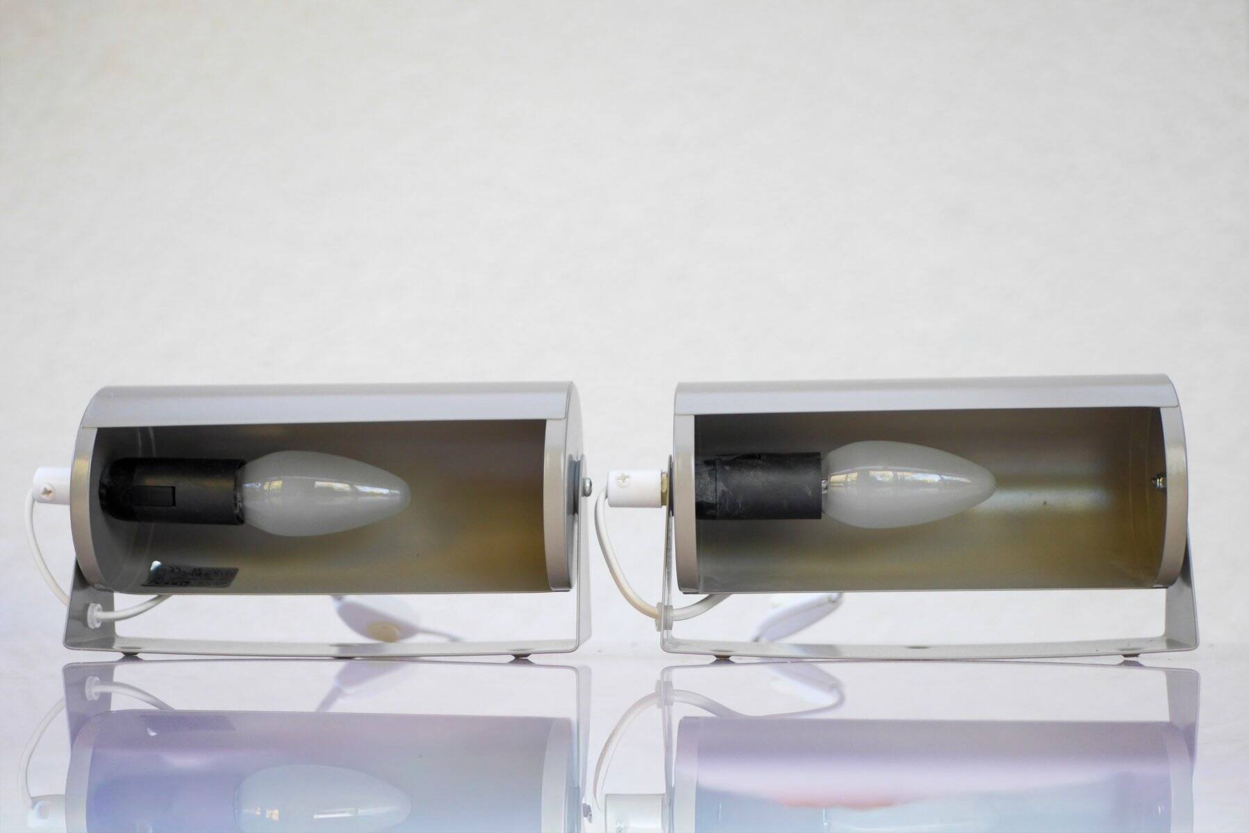 Vintage Scandinavian wall sconces, 1990s, set of 2.