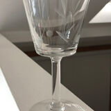 Crystal wine glass