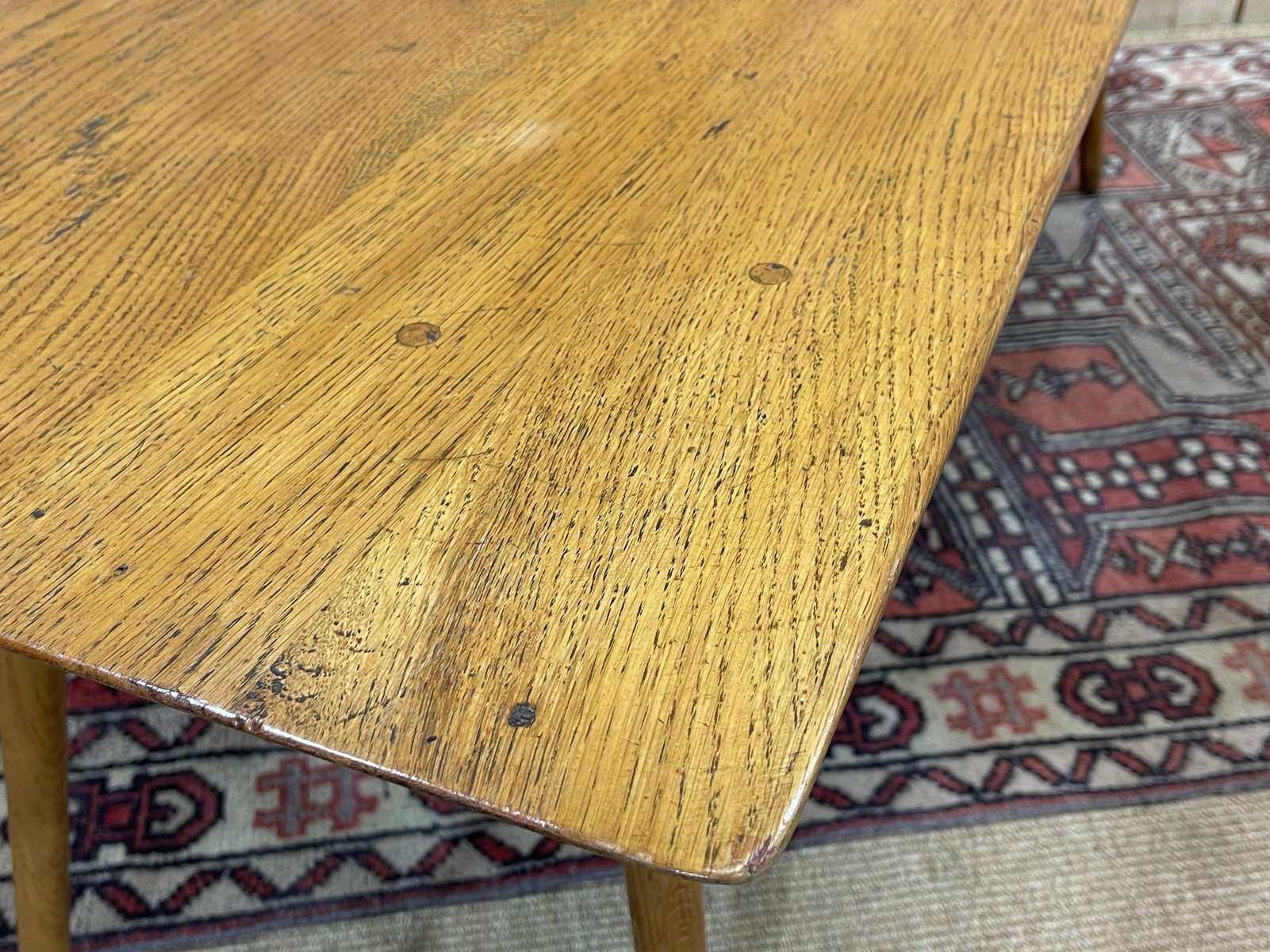 Oak coffee table from the 70s