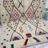Handmade wool berber rug 260 x160 cm