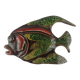Handmade Vallauris ceramic fish wall decoration