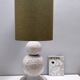 Engraved Ceramic Table Lamp "Siviglia" by Aldo Londi for Bitossi, Italy