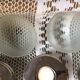 Trio of designer tealight holders