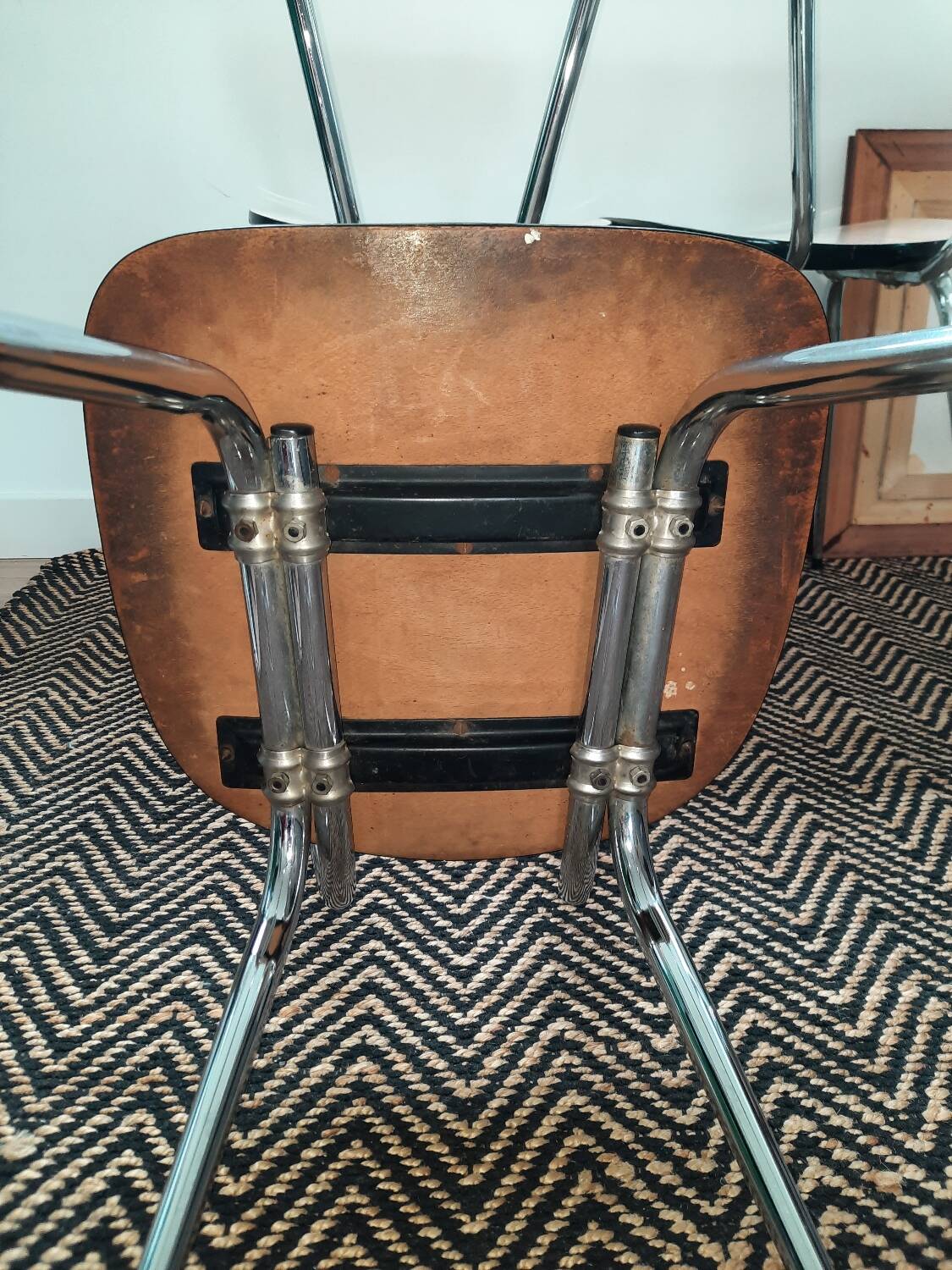 Set of 4 vintage Formica chairs