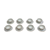 Set of 8 cups with Bavaria porcelain saucers stamped dimension: height -5cm- D -9.5cm
