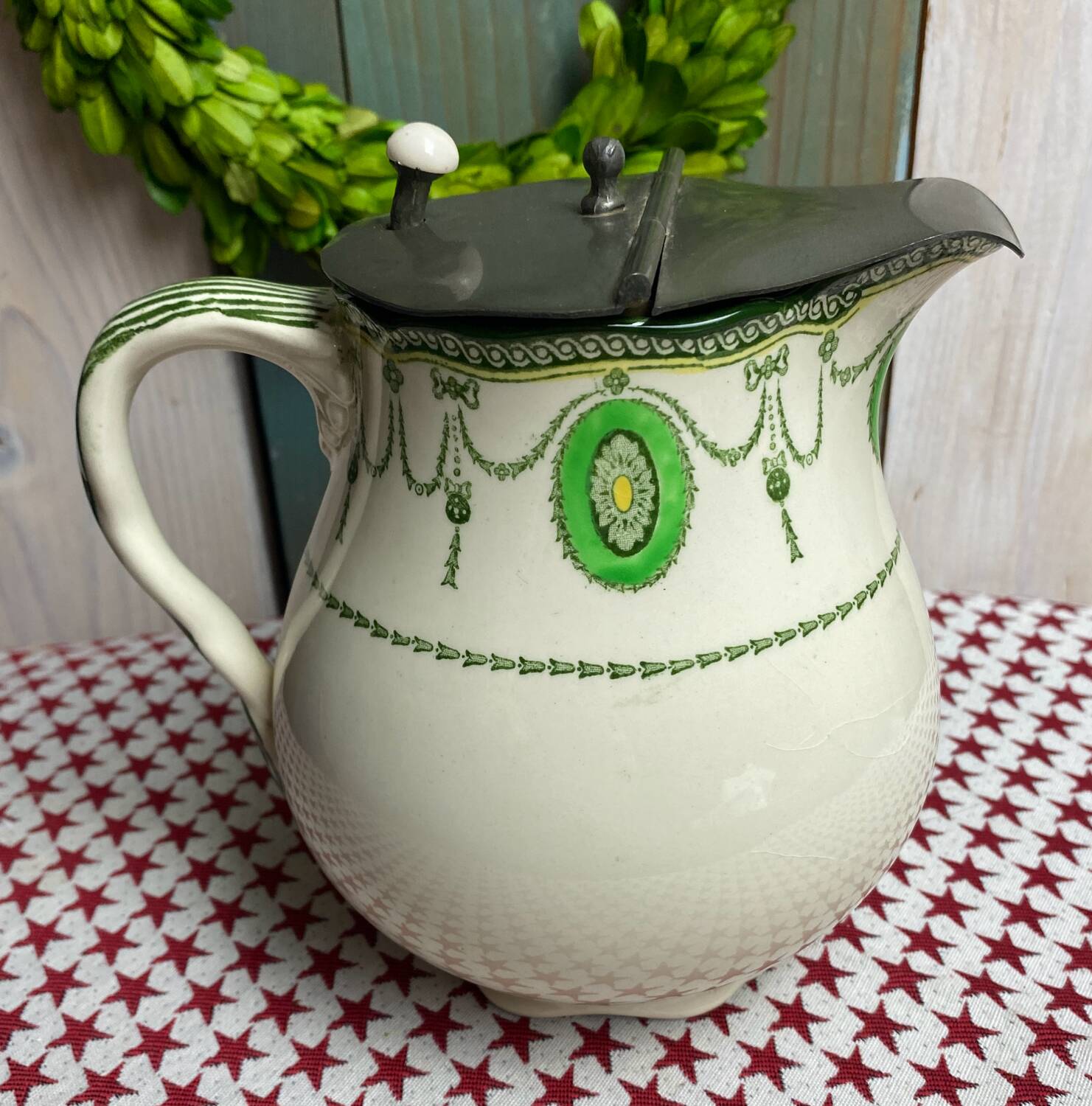 Antique Royal Doulton English Earthenware Teapot