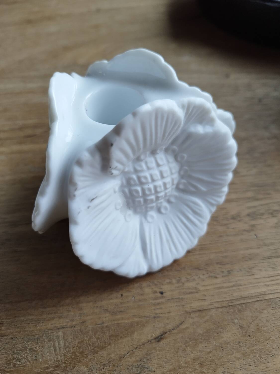 Pair of Limoges porcelain candlesticks