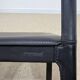 Pair of Matteo Grassi chairs in black leather – Italian design