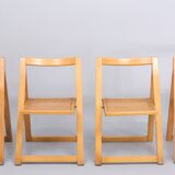 ZMG Thonet Beech wood Folding chairs 1950s